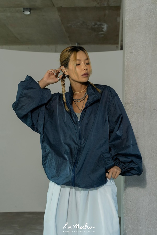 下擺抽繩糖果紙防曬外套